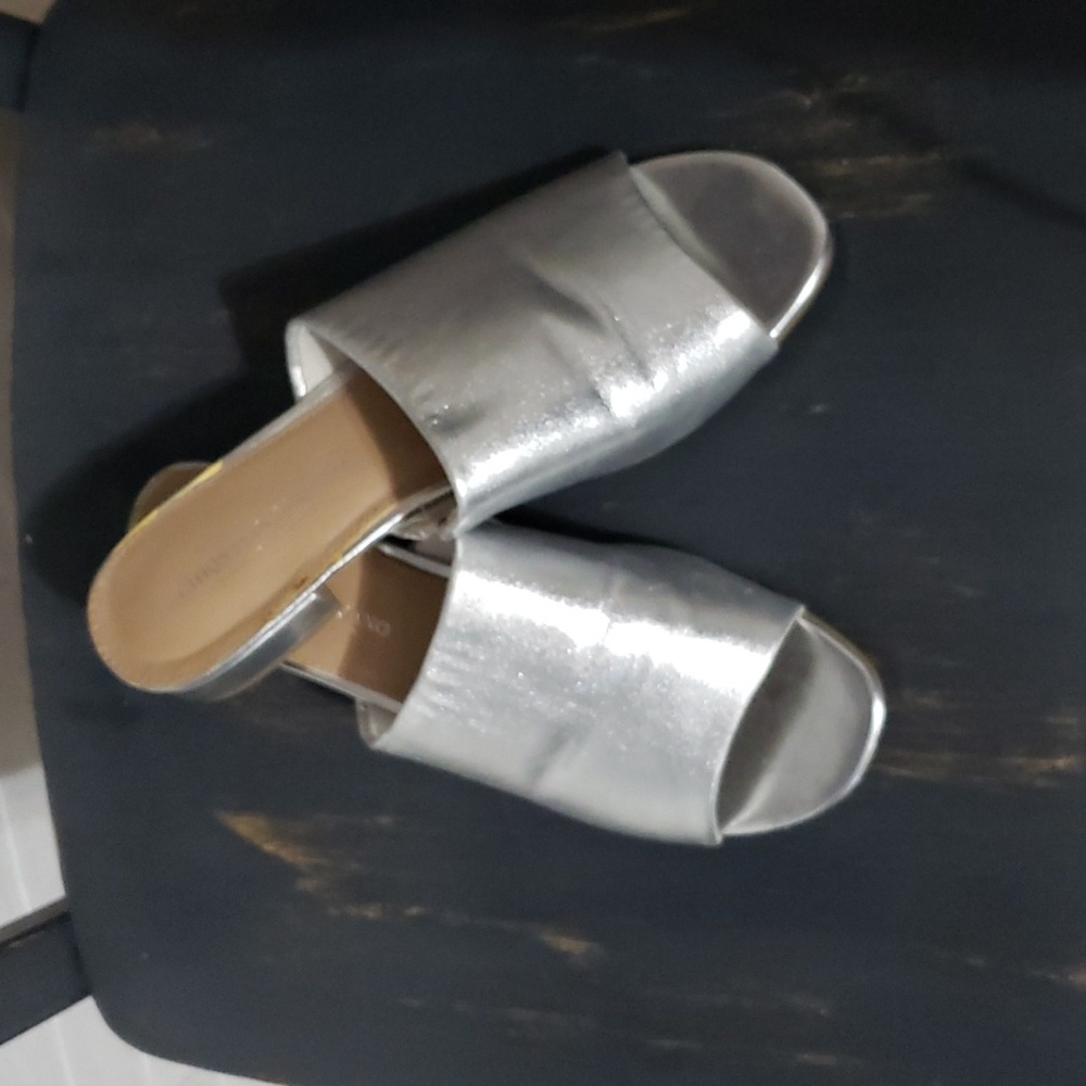 Christian Siriano Silver Sandals